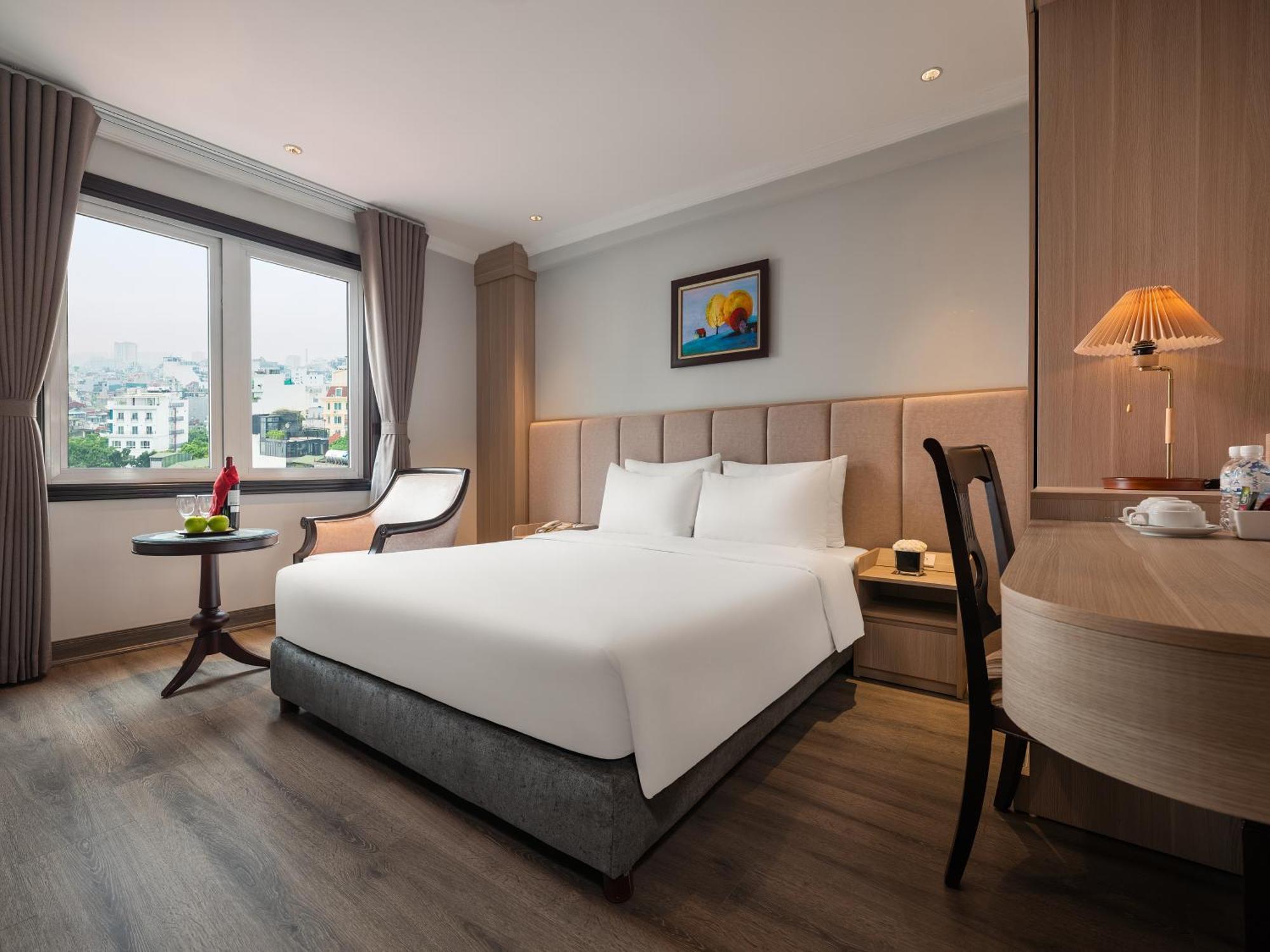 Minasi Premium Hotel Hanoi Exteriör bild